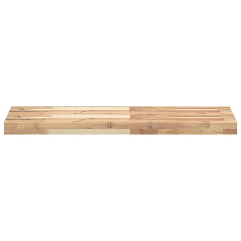 vidaXL 2 db kezeletlen tömör akácfa függőpolc 100 x 30 x 4 cm