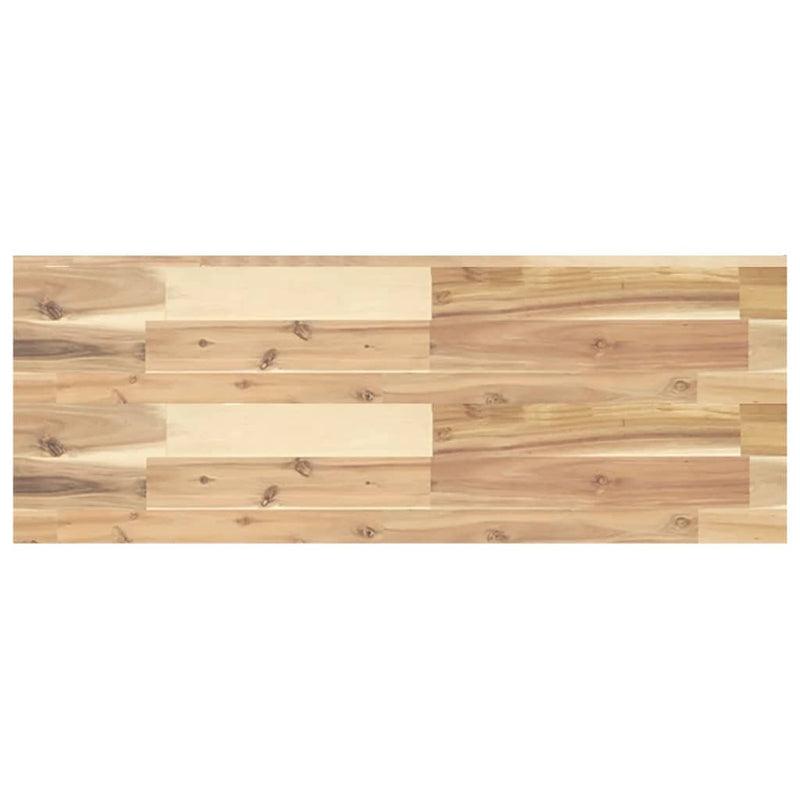 vidaXL 2 db kezeletlen tömör akácfa függőpolc 100 x 30 x 4 cm
