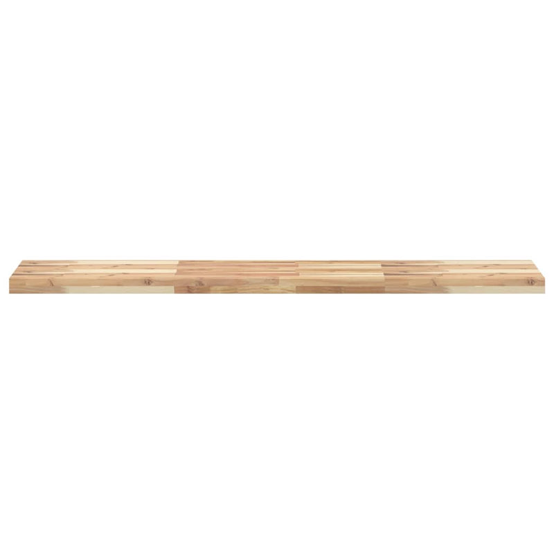 vidaXL 4 db kezeletlen tömör akácfa függőpolc 120 x 30 x 4 cm