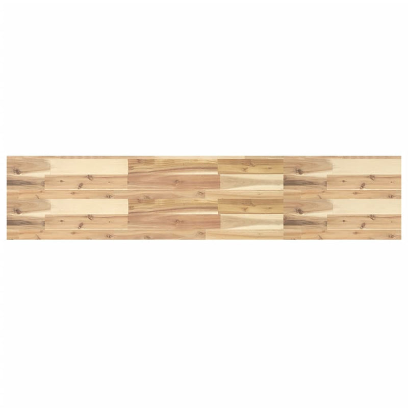 vidaXL 4 db kezeletlen tömör akácfa függőpolc 120 x 30 x 4 cm