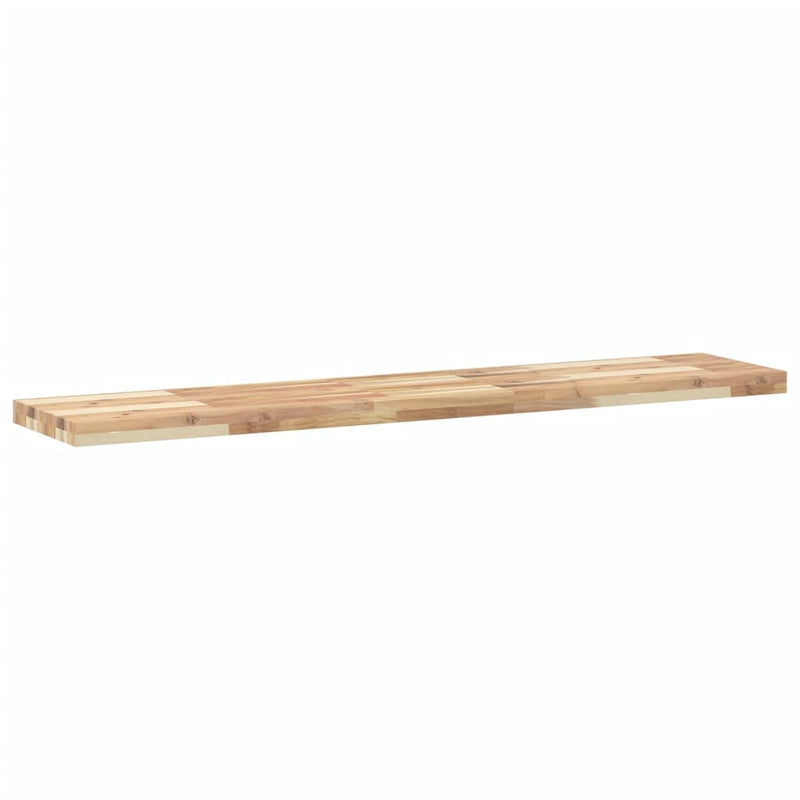 vidaXL 4 db kezeletlen tömör akácfa függőpolc 140 x 30 x 4 cm