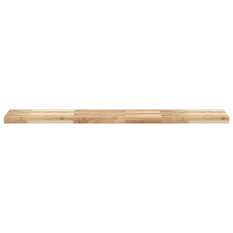 vidaXL 2 db kezeletlen tömör akácfa függőpolc 160 x 30 x 4 cm