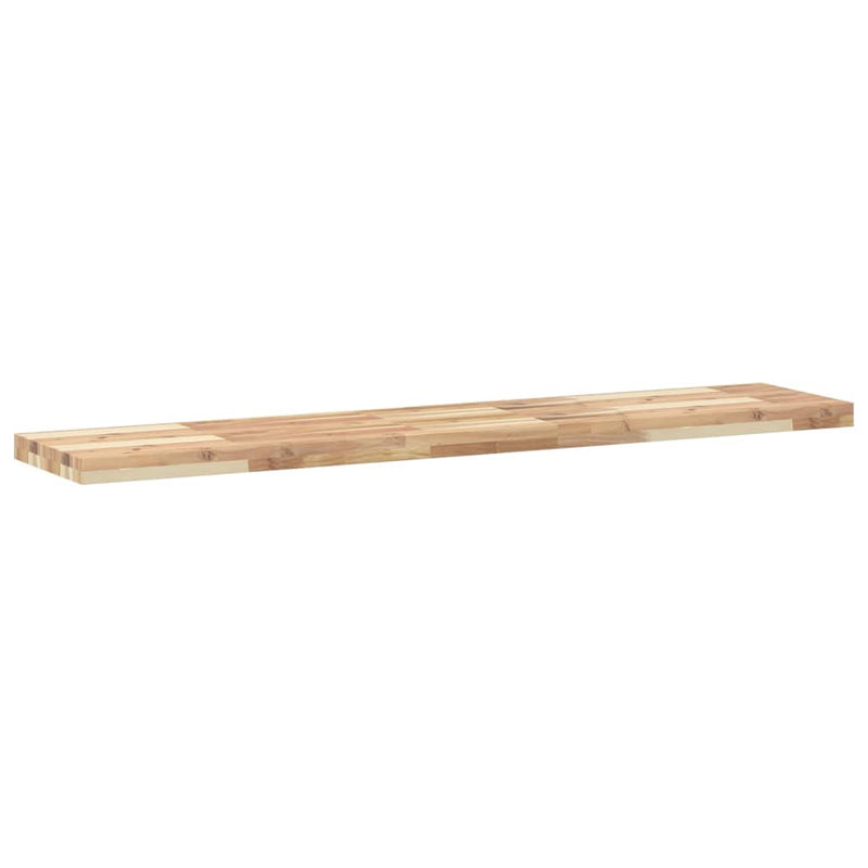 vidaXL 3 db kezeletlen tömör akácfa függőpolc 160 x 30 x 4 cm