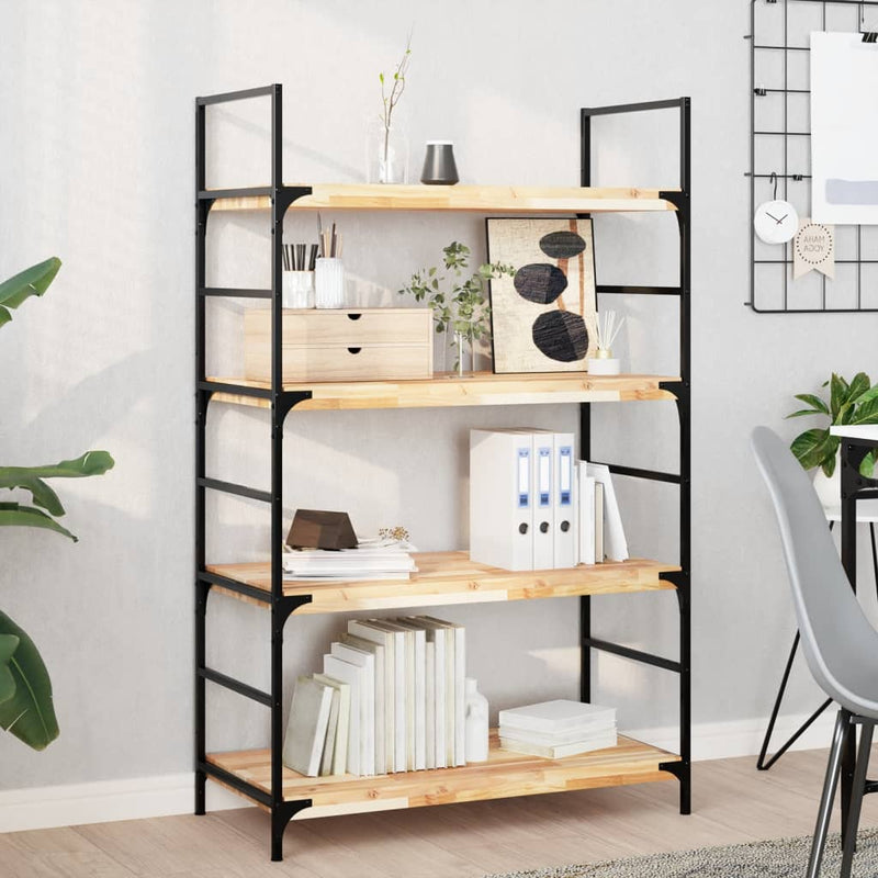 vidaXL 2 db kezeletlen tömör akácfa függőpolc 100 x 40 x 4 cm