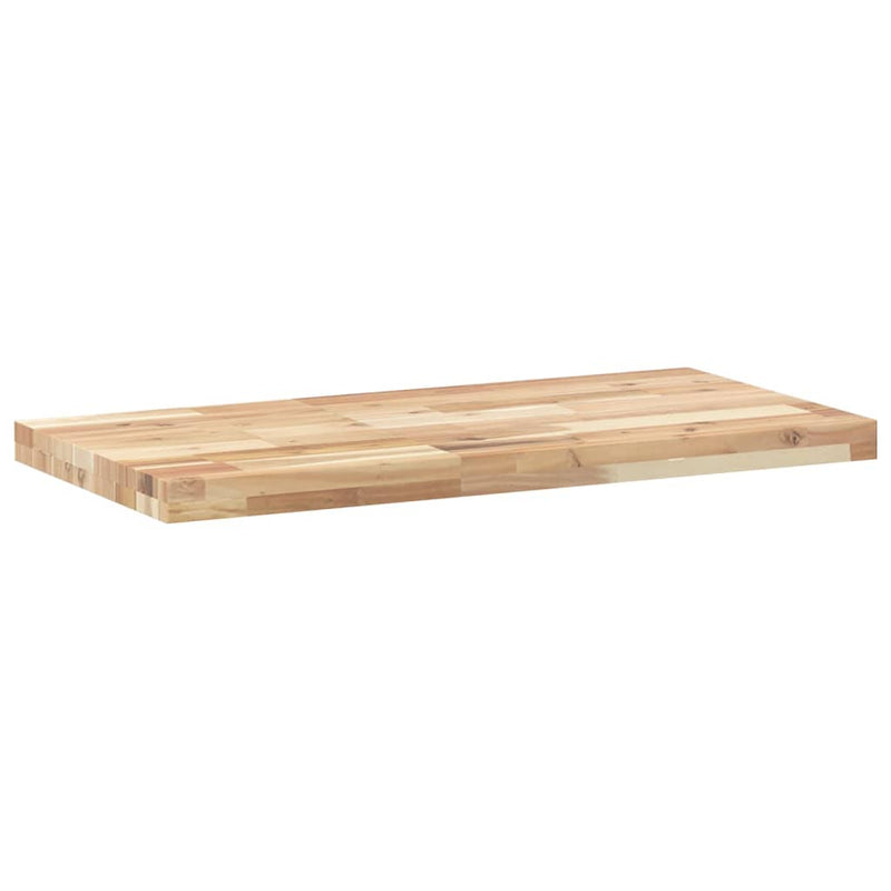 vidaXL 4 db kezeletlen tömör akácfa függőpolc 100 x 40 x 4 cm