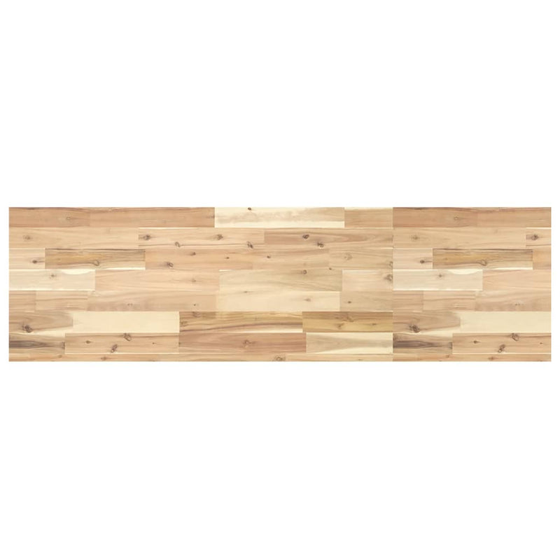 vidaXL 2 db kezeletlen tömör akácfa függőpolc 120 x 40 x 4 cm