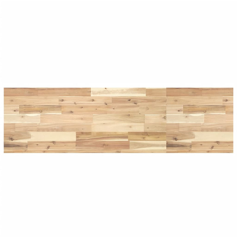 vidaXL 3 db kezeletlen tömör akácfa függőpolc 120 x 40 x 4 cm