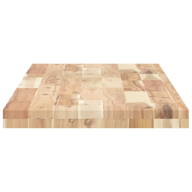 vidaXL 4 db kezeletlen tömör akácfa függőpolc 120 x 40 x 4 cm