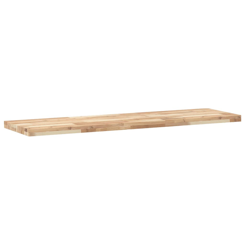 vidaXL 4 db kezeletlen tömör akácfa függőpolc 120 x 40 x 4 cm