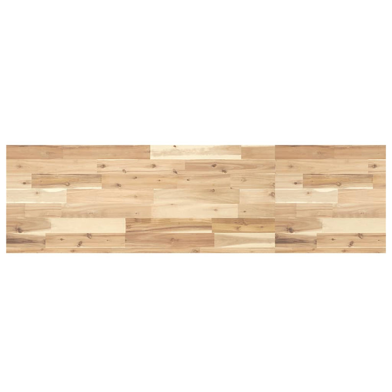 vidaXL 4 db kezeletlen tömör akácfa függőpolc 120 x 40 x 4 cm
