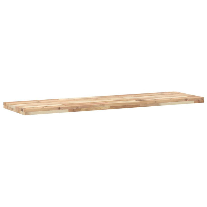 vidaXL 4 db kezeletlen tömör akácfa függőpolc 140 x 40 x 4 cm