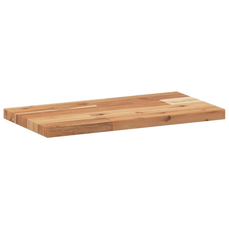 vidaXL 2 db olajbevonatú tömör akácfa függőpolc 40 x 20 x 2 cm