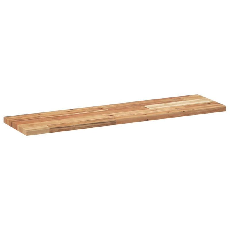 vidaXL olajbevonatú tömör akácfa függőpolc 80 x 20 x 2 cm
