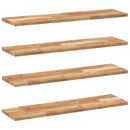 vidaXL 4 db olajbevonatú tömör akácfa függőpolc 80 x 20 x 2 cm