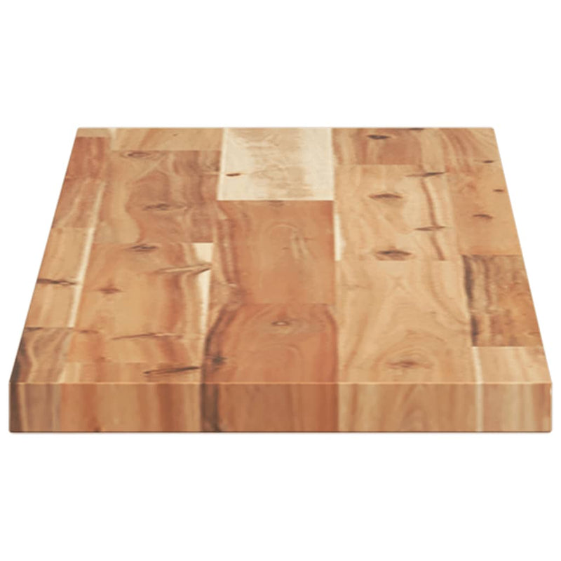 vidaXL olajbevonatú tömör akácfa függőpolc 100 x 20 x 2 cm