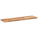vidaXL olajbevonatú tömör akácfa függőpolc 100 x 20 x 2 cm