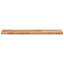 vidaXL 2 db olajbevonatú tömör akácfa függőpolc 100 x 20 x 2 cm