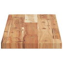 vidaXL 2 db olajbevonatú tömör akácfa függőpolc 100 x 20 x 2 cm