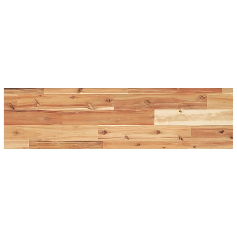 vidaXL 3 db olajbevonatú tömör akácfa függőpolc 100 x 20 x 2 cm