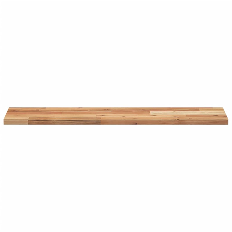vidaXL 4 db olajbevonatú tömör akácfa függőpolc 100 x 20 x 2 cm