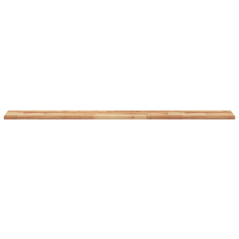 vidaXL 2 db olajbevonatú tömör akácfa függőpolc 120 x 20 x 2 cm