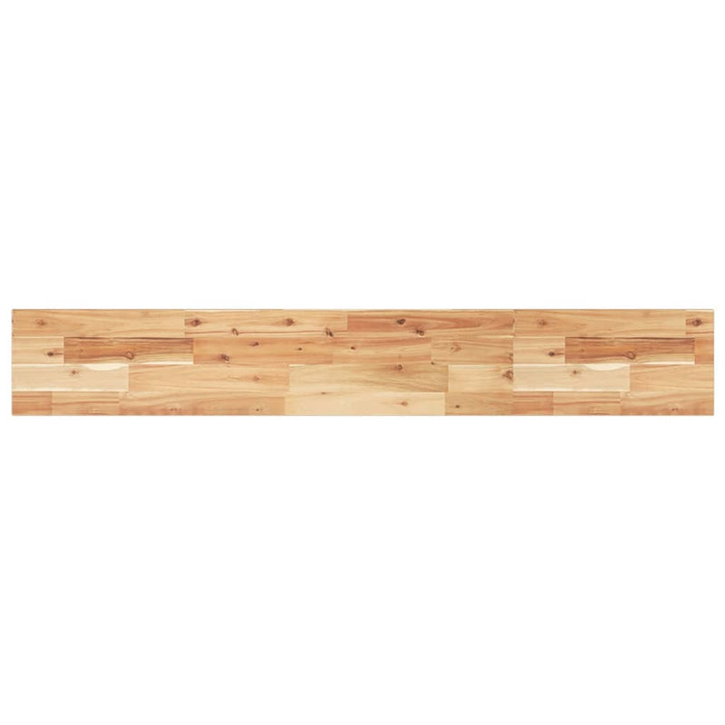 vidaXL 3 db olajbevonatú tömör akácfa függőpolc 120 x 20 x 2 cm