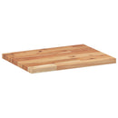 vidaXL olajbevonatú tömör akácfa függőpolc 60 x 30 x 2 cm