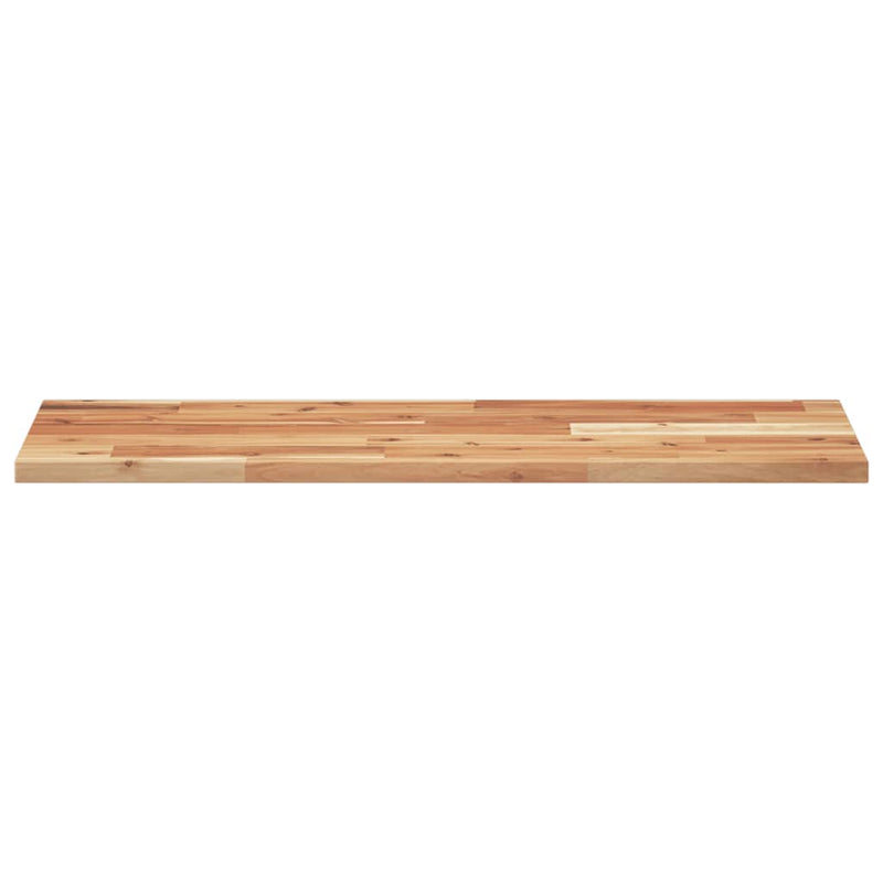 vidaXL 2 db olajbevonatú tömör akácfa függőpolc 100 x 30 x 2 cm