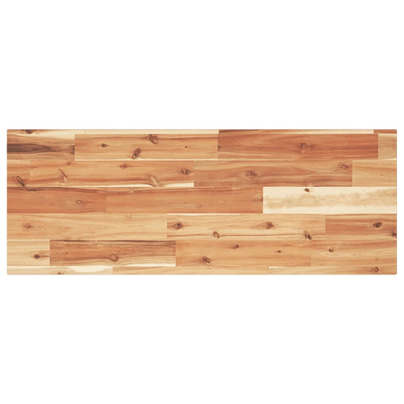 vidaXL 2 db olajbevonatú tömör akácfa függőpolc 100 x 30 x 2 cm