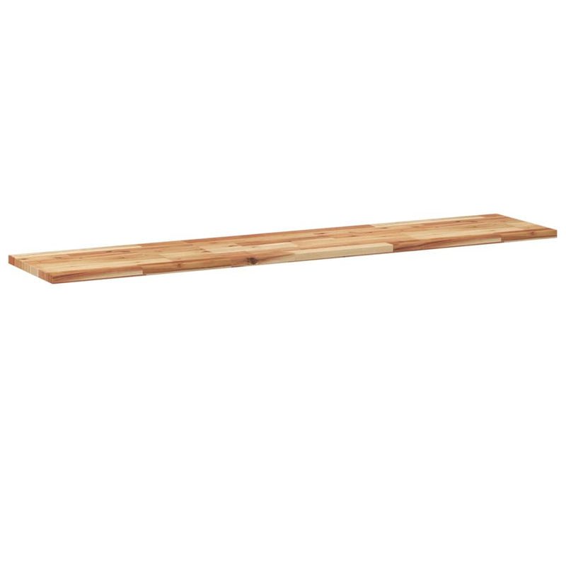 vidaXL 3 db olajbevonatú tömör akácfa függőpolc 120 x 30 x 2 cm