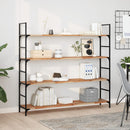 vidaXL 3 db olajbevonatú tömör akácfa függőpolc 120 x 30 x 2 cm