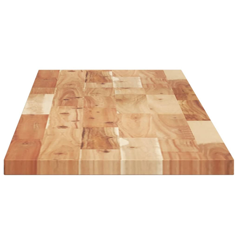 vidaXL 4 db olajbevonatú tömör akácfa függőpolc 140 x 30 x 2 cm