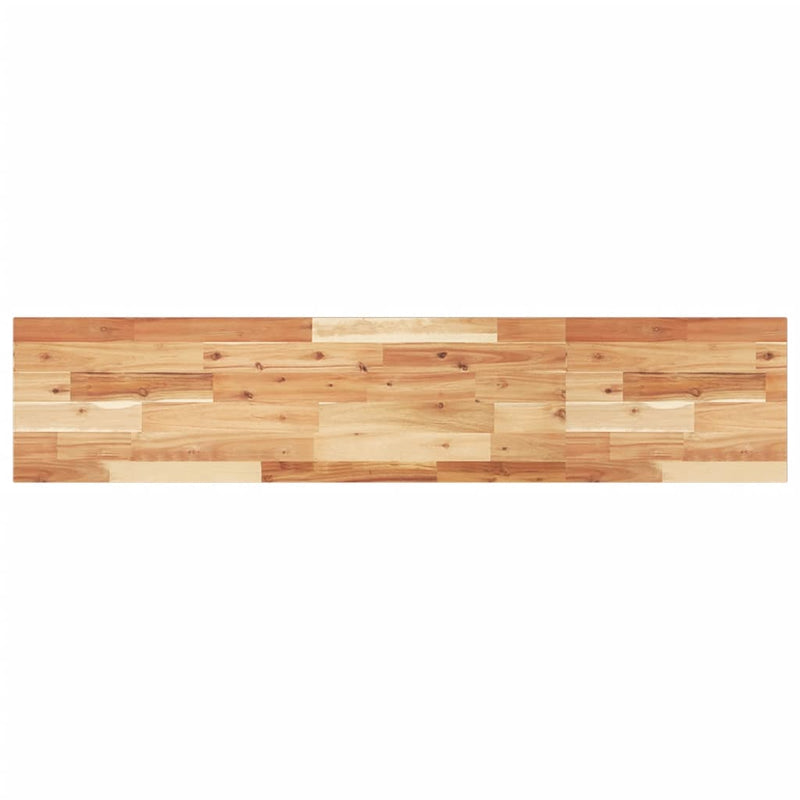 vidaXL 4 db olajbevonatú tömör akácfa függőpolc 160 x 30 x 2 cm