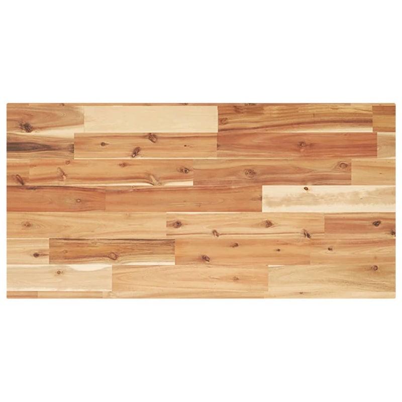 vidaXL 4 db olajbevonatú tömör akácfa függőpolc 100 x 40 x 2 cm