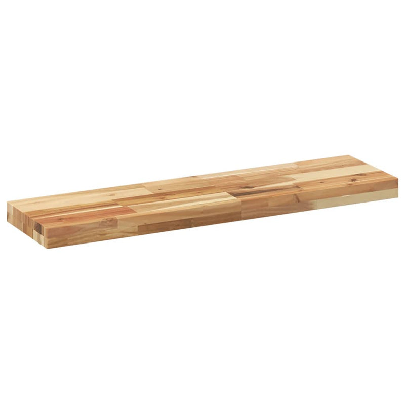 vidaXL 4 db olajbevonatú tömör akácfa függőpolc 80 x 20 x 4 cm
