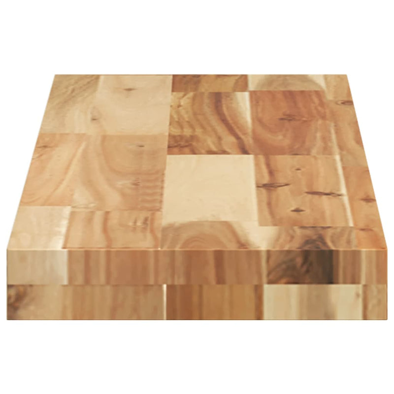 vidaXL 4 db olajbevonatú tömör akácfa függőpolc 80 x 20 x 4 cm