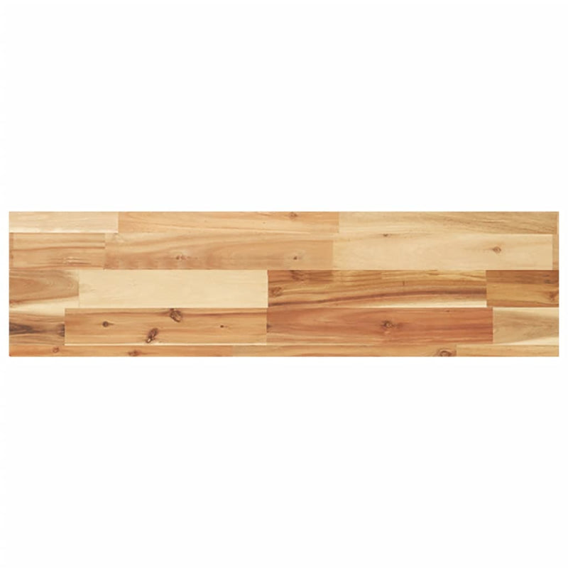 vidaXL 2 db olajbevonatú tömör akácfa függőpolc 100 x 20 x 4 cm