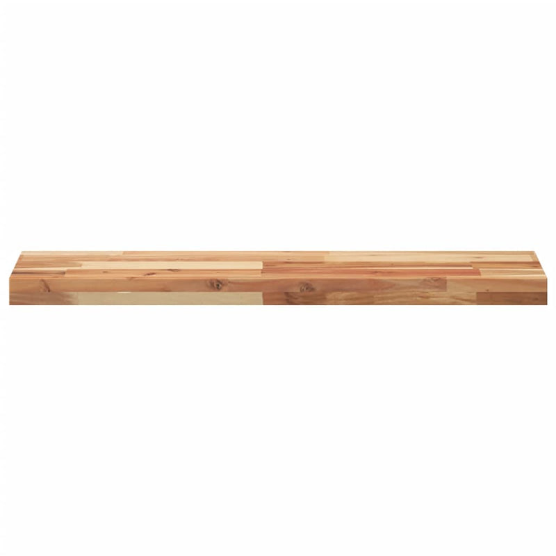 vidaXL 4 db olajbevonatú tömör akácfa függőpolc 100 x 20 x 4 cm