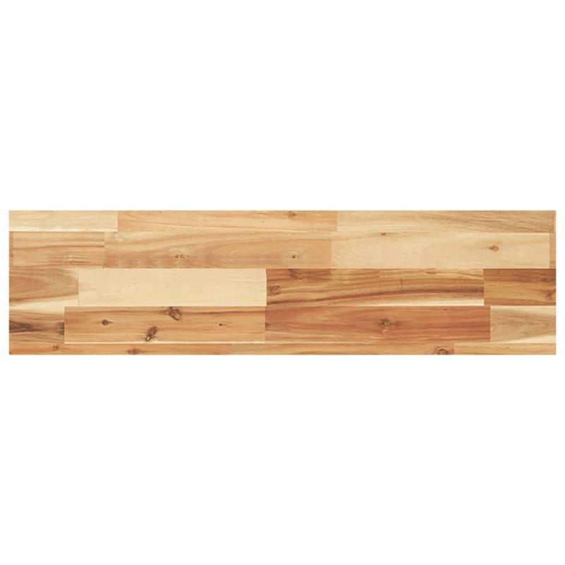 vidaXL 4 db olajbevonatú tömör akácfa függőpolc 100 x 20 x 4 cm