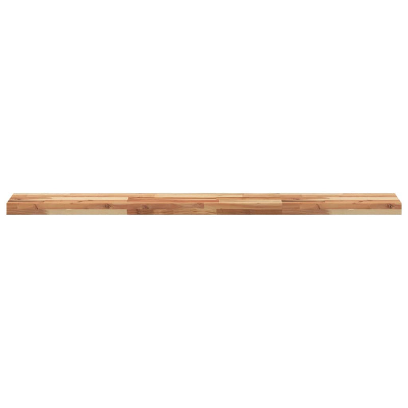 vidaXL 2 db olajbevonatú tömör akácfa függőpolc 120 x 20 x 4 cm