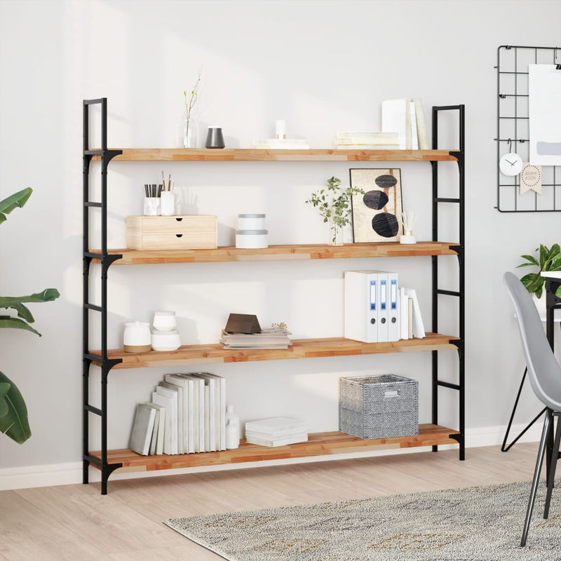 vidaXL 3 db olajbevonatú tömör akácfa függőpolc 160 x 20 x 4 cm