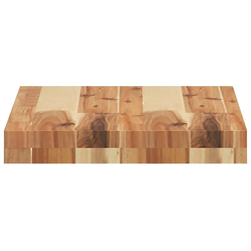 vidaXL 4 db olajbevonatú tömör akácfa függőpolc 40 x 30 x 4 cm