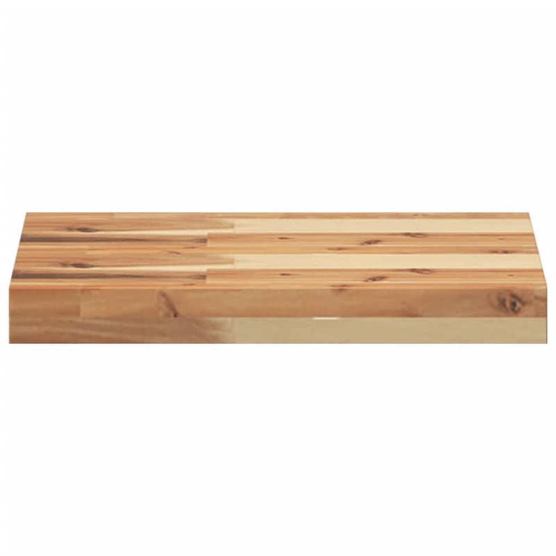 vidaXL 4 db olajbevonatú tömör akácfa függőpolc 60 x 20 x 4 cm