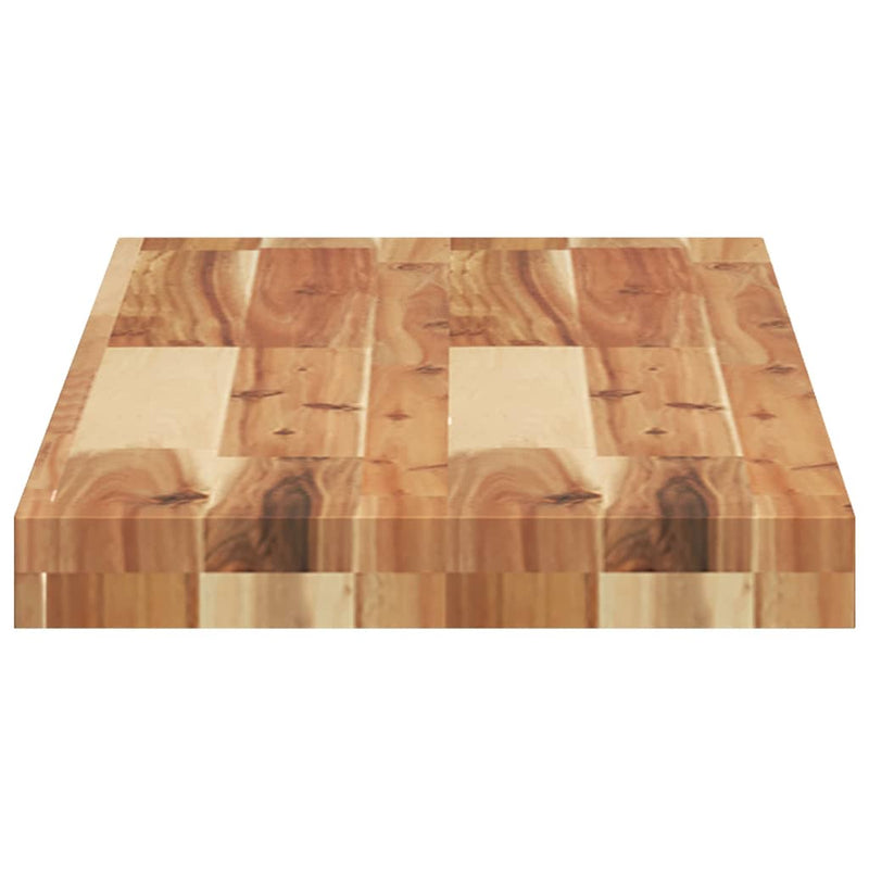 vidaXL 3 db olajbevonatú tömör akácfa függőpolc 100 x 30 x 4 cm