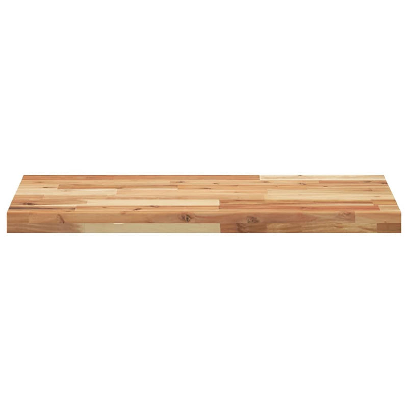 vidaXL olajbevonatú tömör akácfa függőpolc 80 x 40 x 4 cm