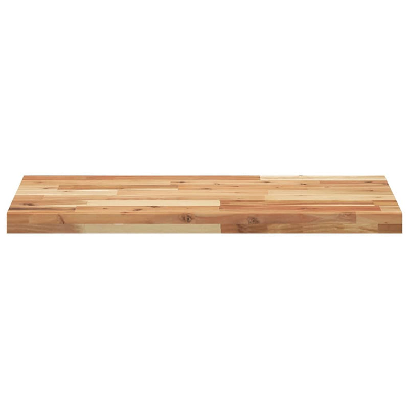 vidaXL 2 db olajbevonatú tömör akácfa függőpolc 100 x 40 x 4 cm