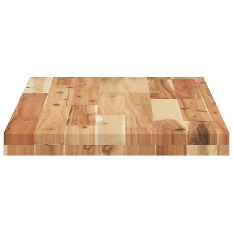 vidaXL 2 db olajbevonatú tömör akácfa függőpolc 100 x 40 x 4 cm
