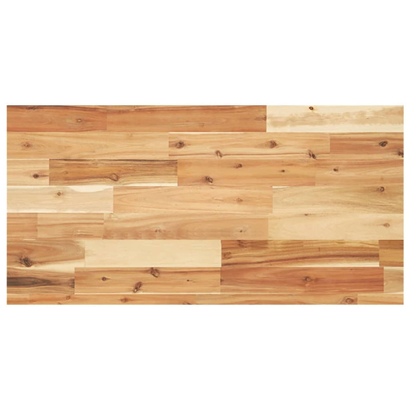 vidaXL 2 db olajbevonatú tömör akácfa függőpolc 100 x 40 x 4 cm