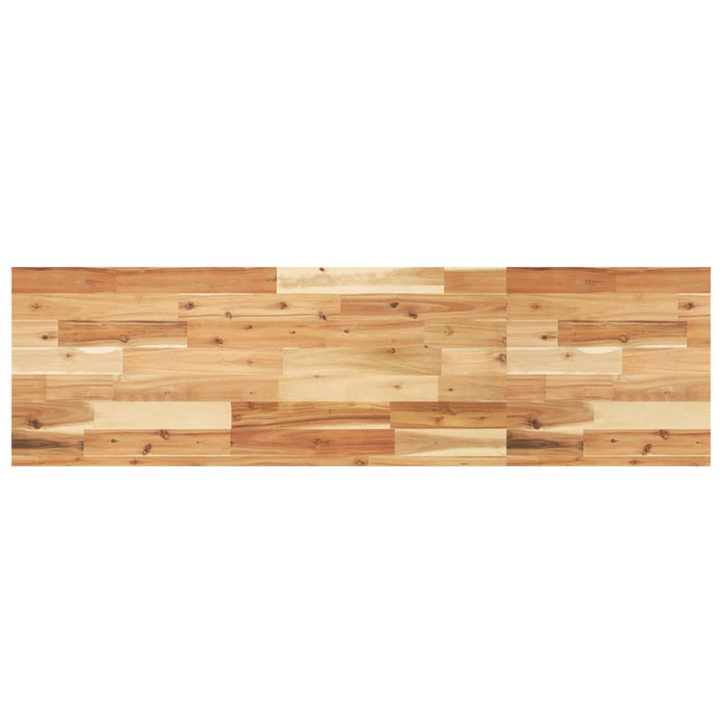 vidaXL 2 db olajbevonatú tömör akácfa függőpolc 160 x 40 x 4 cm