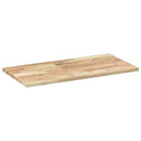 vidaXL kezeletlen tömör akácfa fürdőszobapult 100x40x2 cm